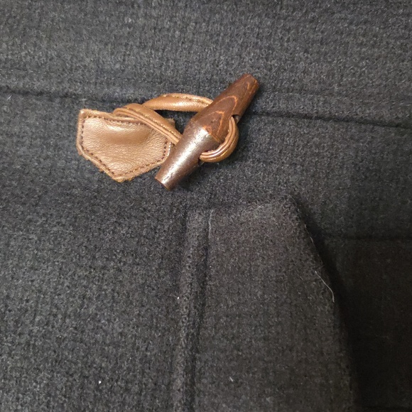 THE NORTH FACE @ WOOL DUFFLE PARKA HOODED BOMBER ZIP BLACK S - Picture 5 of 12